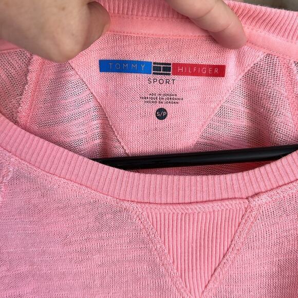 Tommy Hilfiger sport pink long sleeve roll sleeve‎ size small - Picture 4 of 6